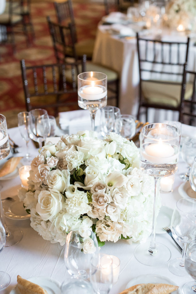 Rachel Cho Flowers | Floral Designer | white wedding centerpiece