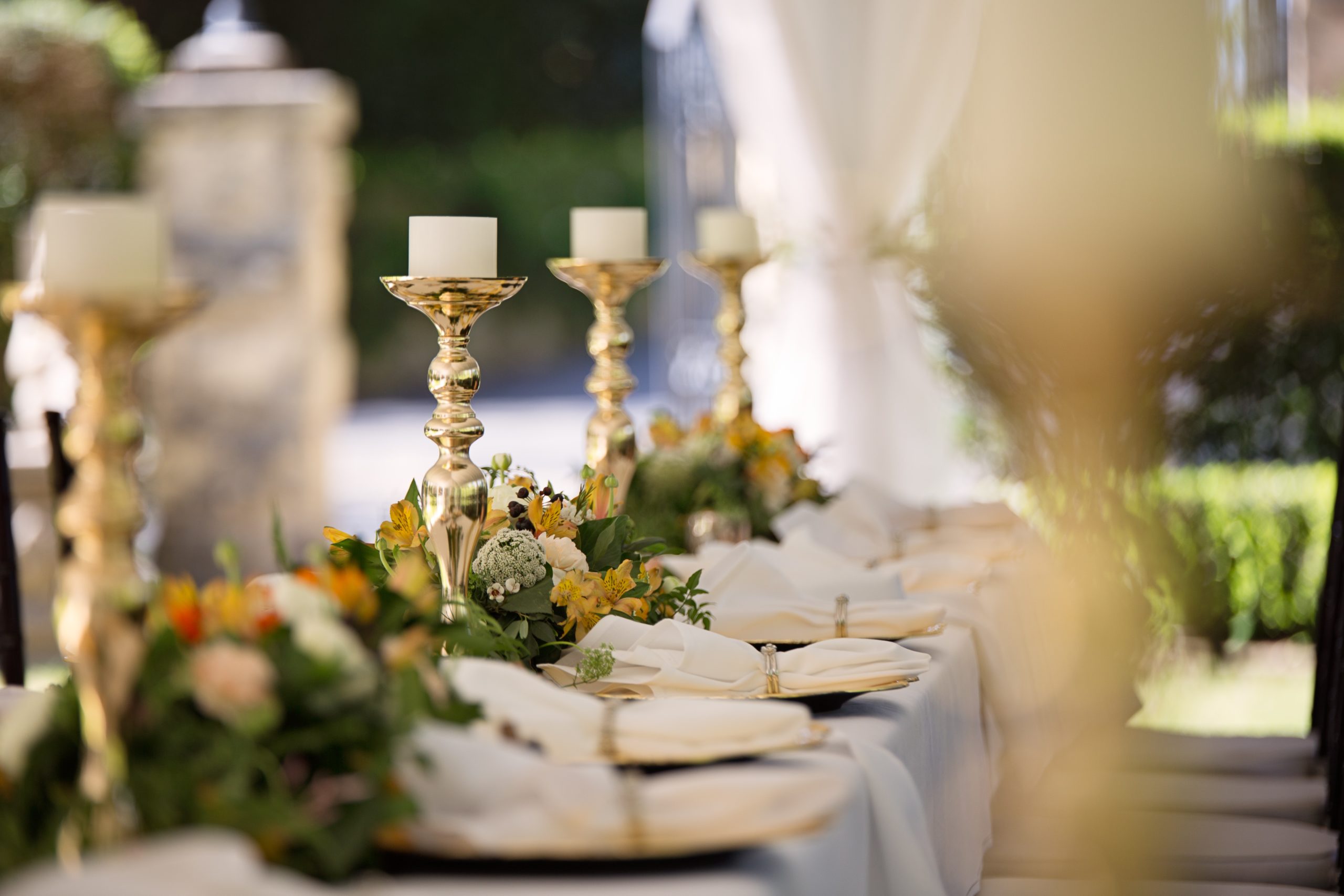 reception flowers