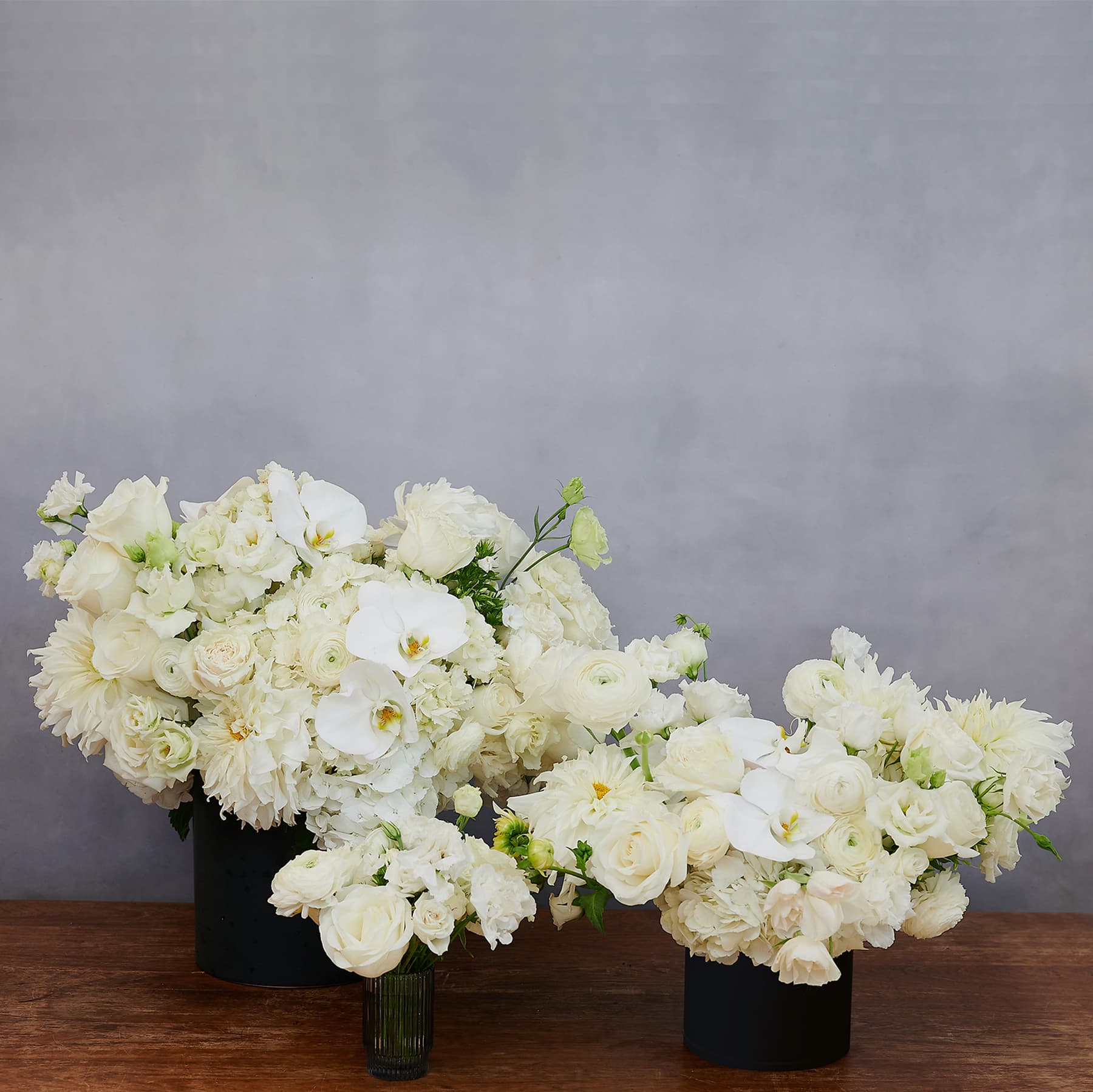 White Lavish Flower Arrangement - Rachel Cho Floral Design