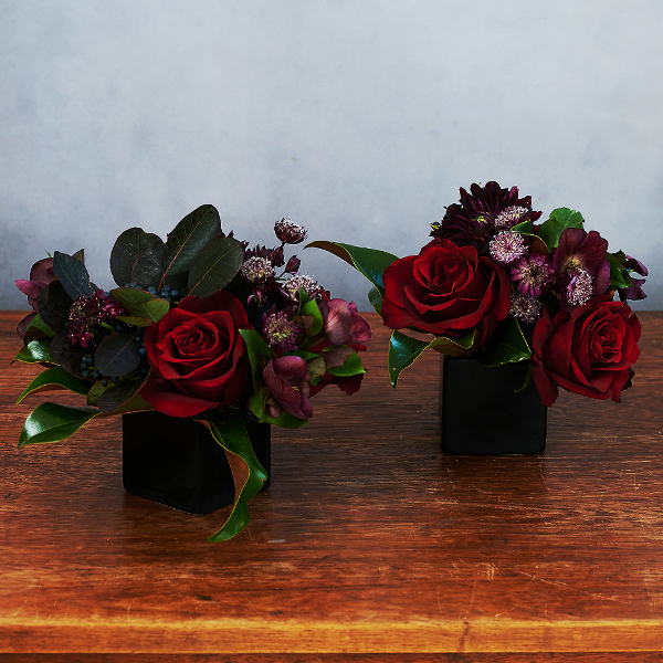 Dark Opulence Flower Arrangement - Rachel Cho Floral Design
