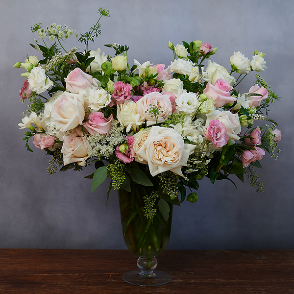 Pink Romance Flower Arrangement - Rachel Cho Floral Design